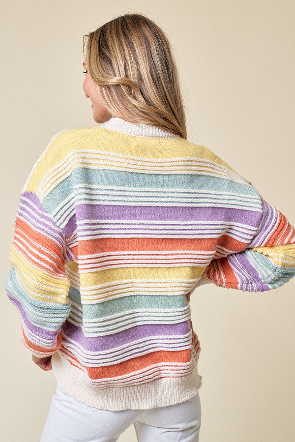 Over the Rainbow striped sweater