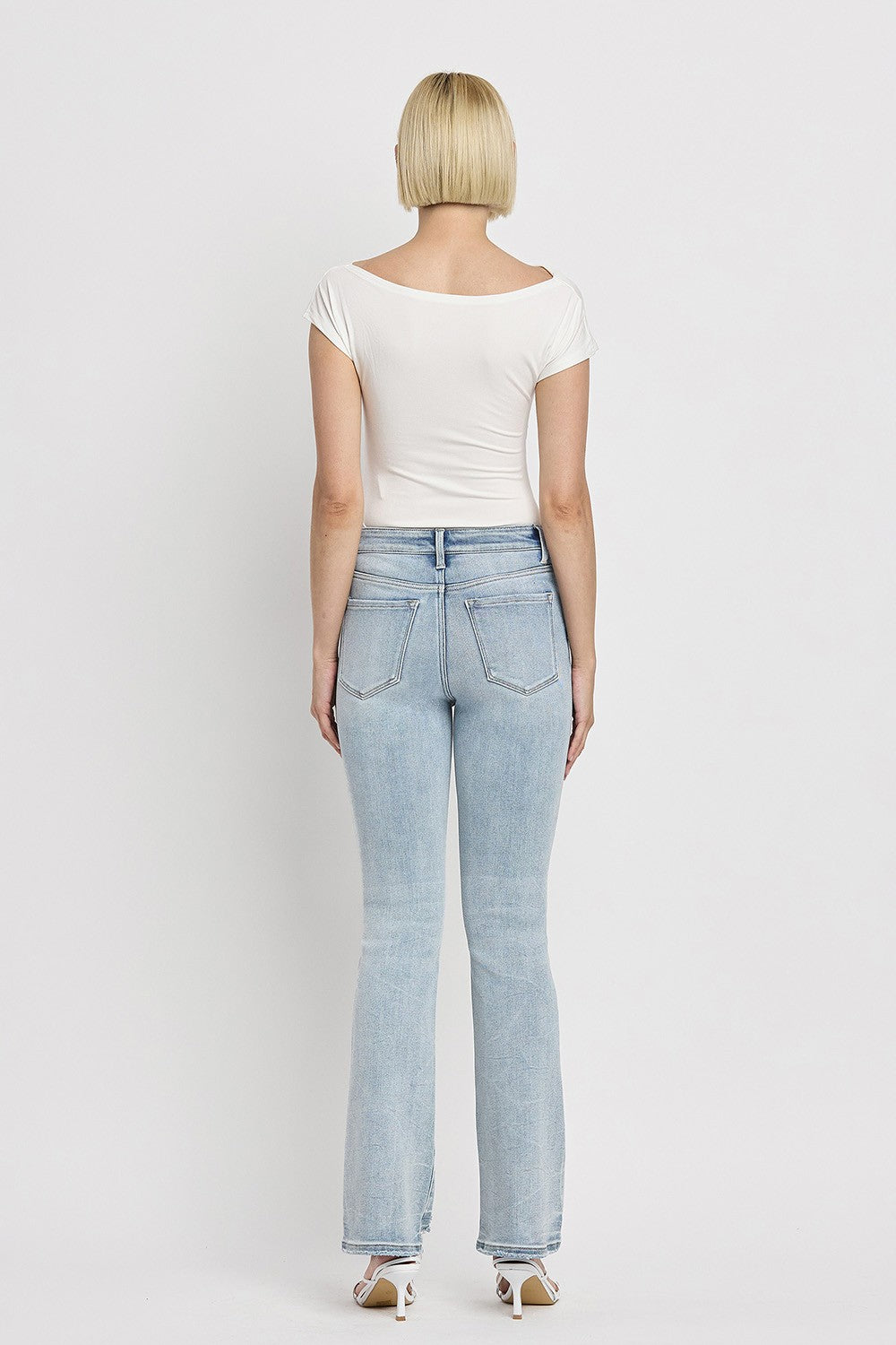 Lovervet Tummy Control Mid-Rise Bootcut Jeans