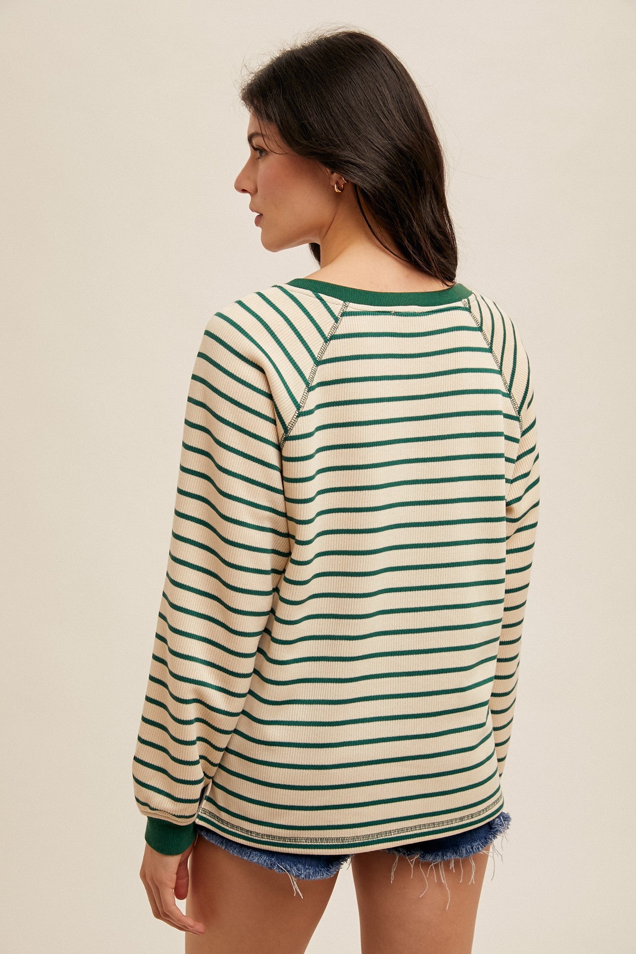 Oversized Stripe Long Sleeve