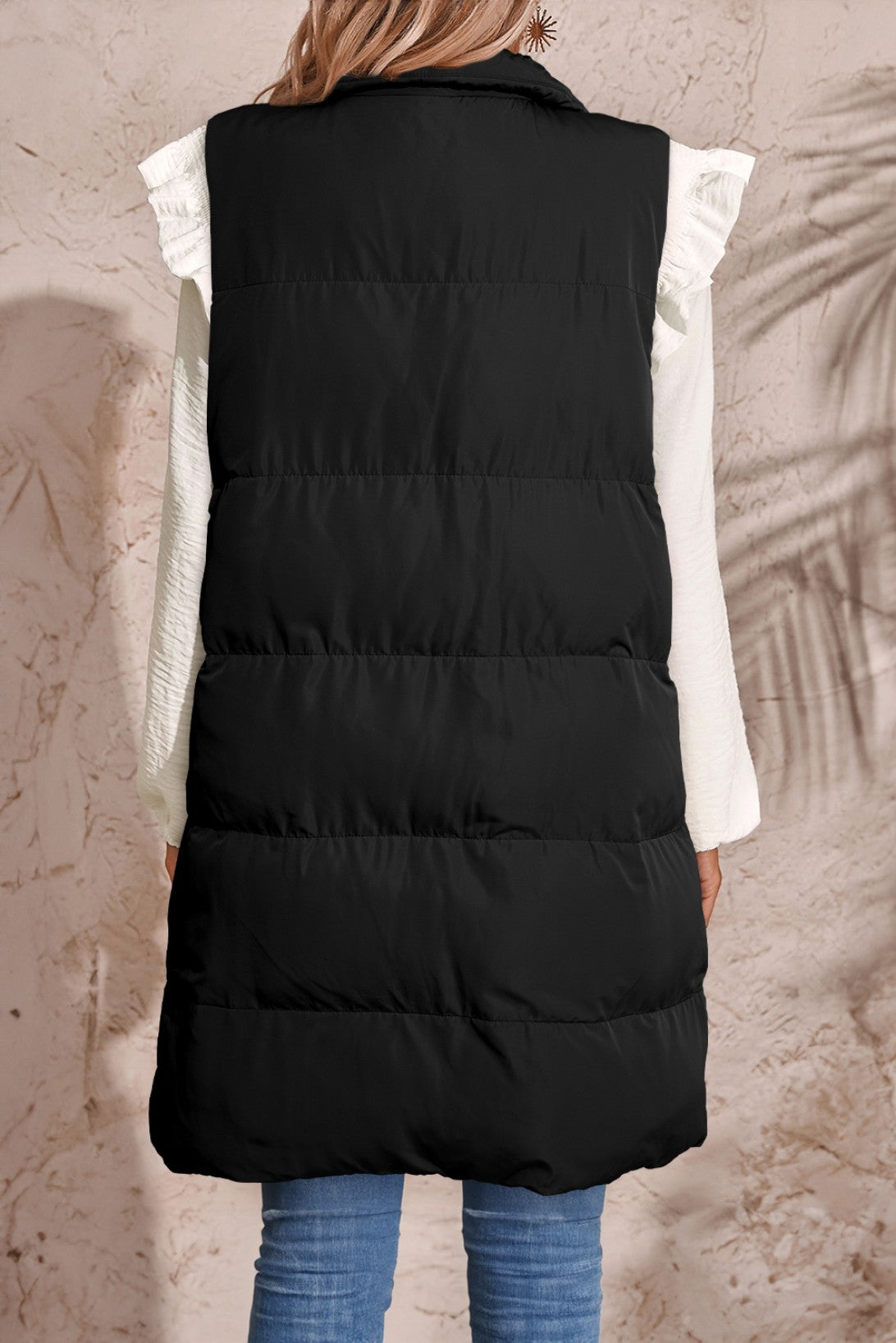 Elongated Puffer Vest