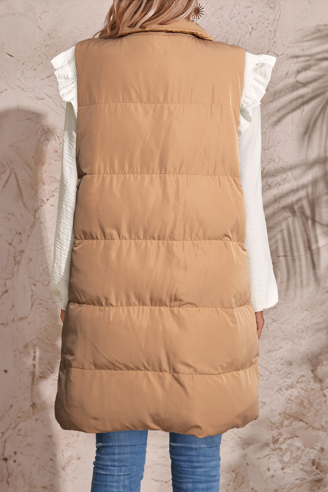 Elongated Puffer Vest