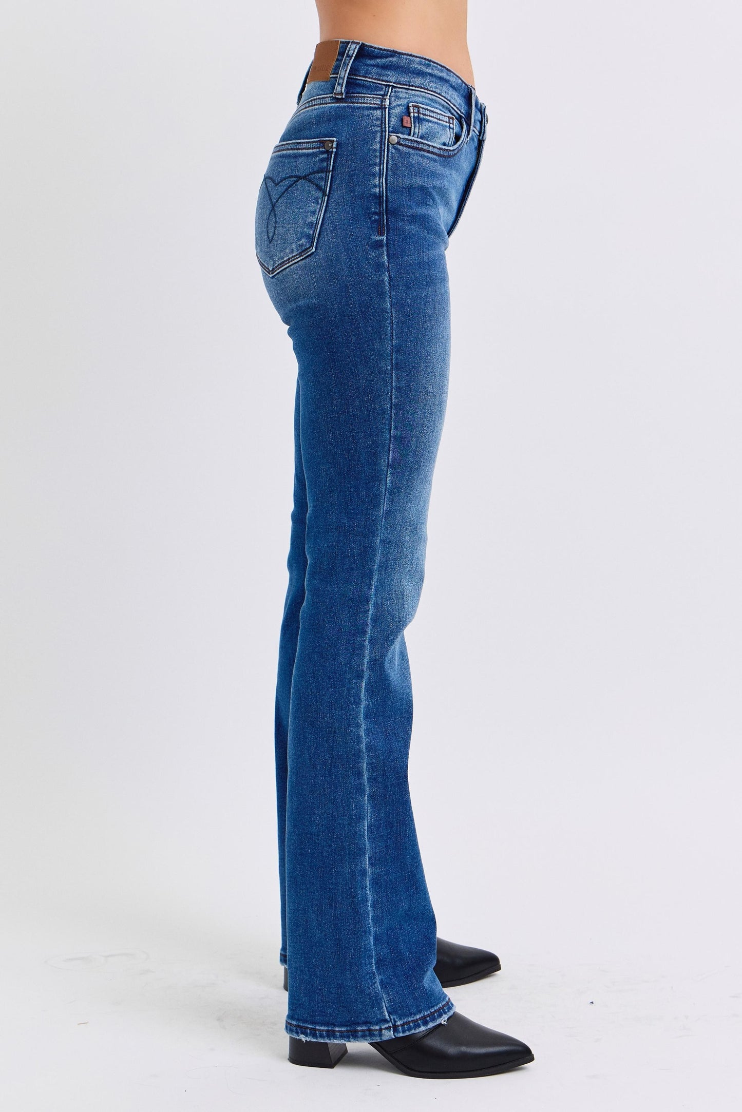 Judy Blue Thermal Bootcut Jeans