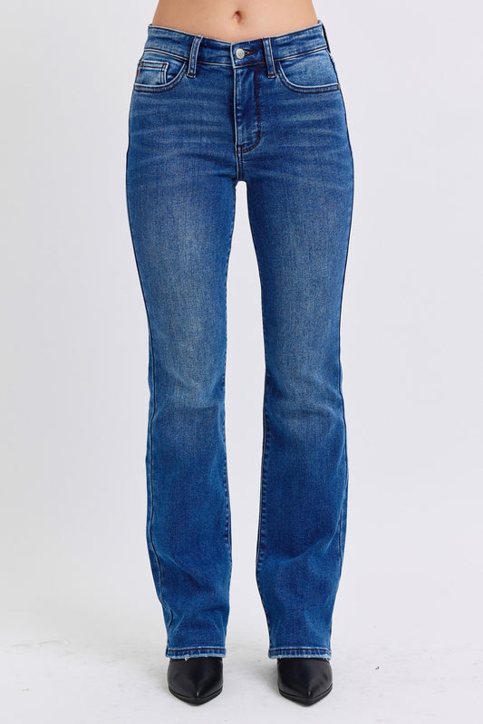 Judy Blue Thermal Bootcut Jeans