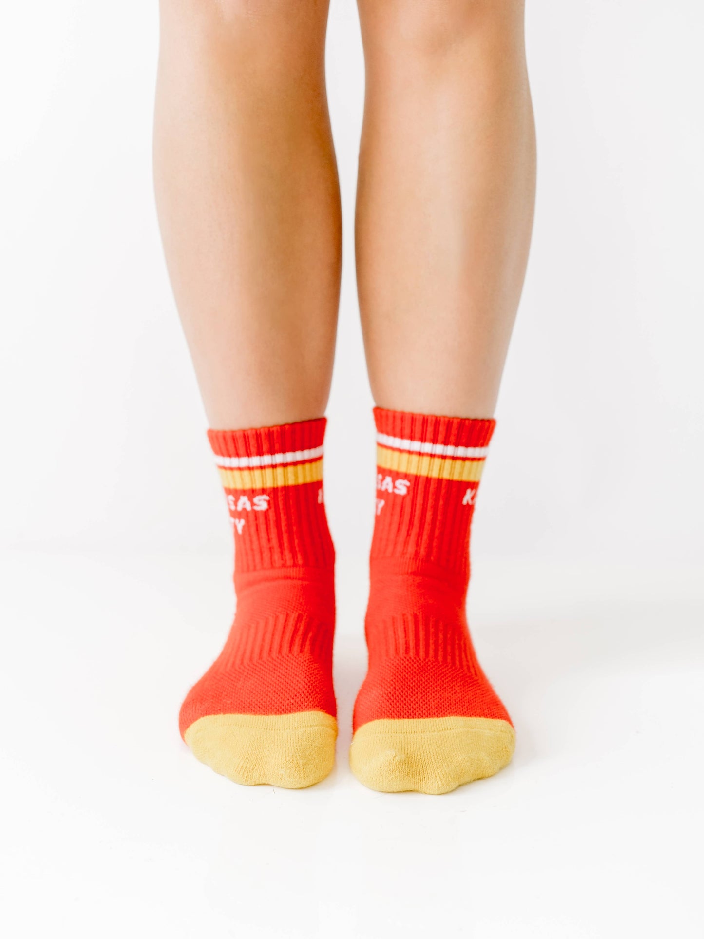 Kansas City Crew Socks - Red & Gold