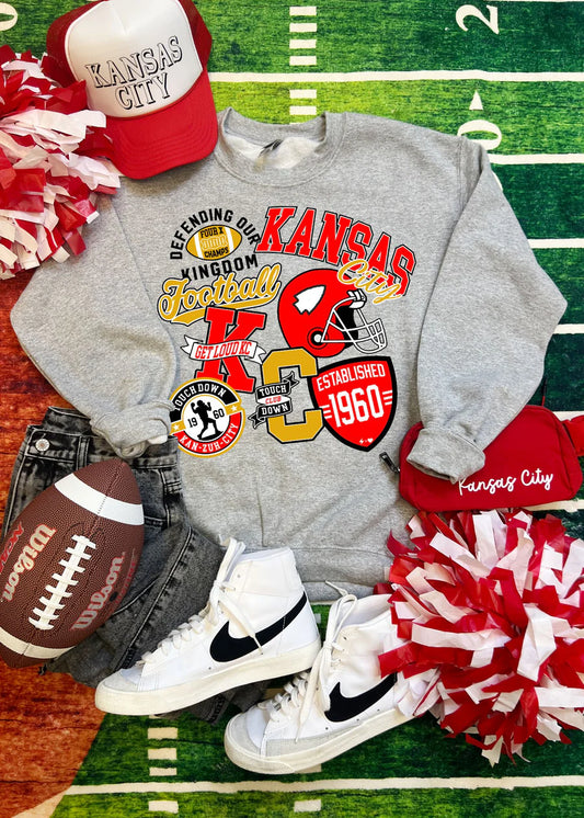 KC Icon Patches Sweatshirt