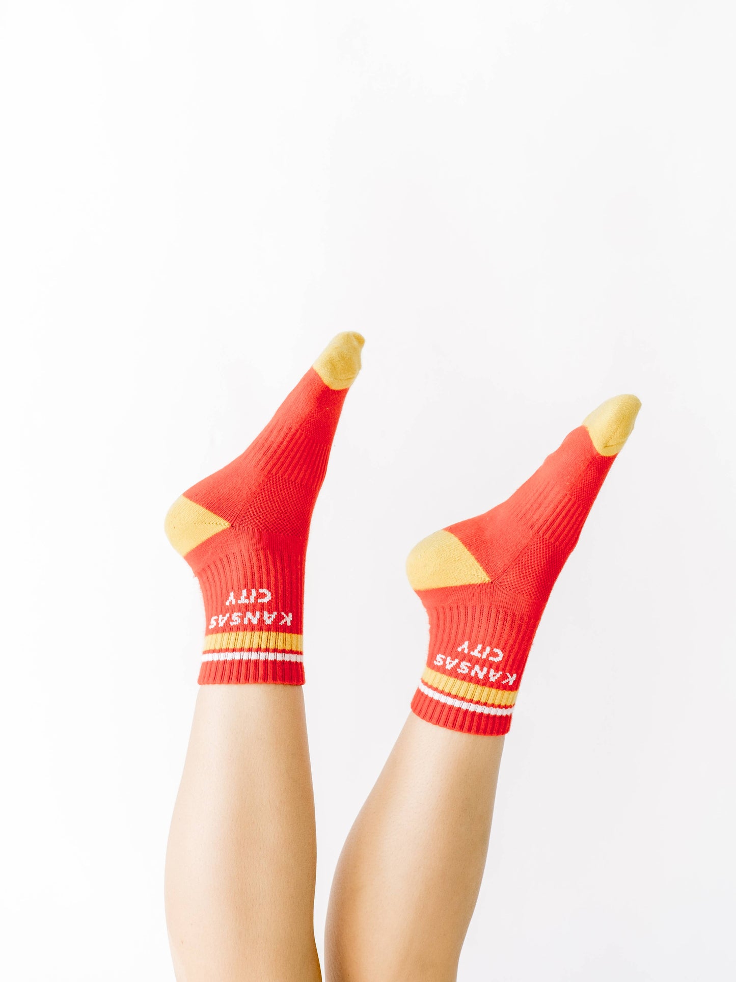 Kansas City Crew Socks - Red & Gold